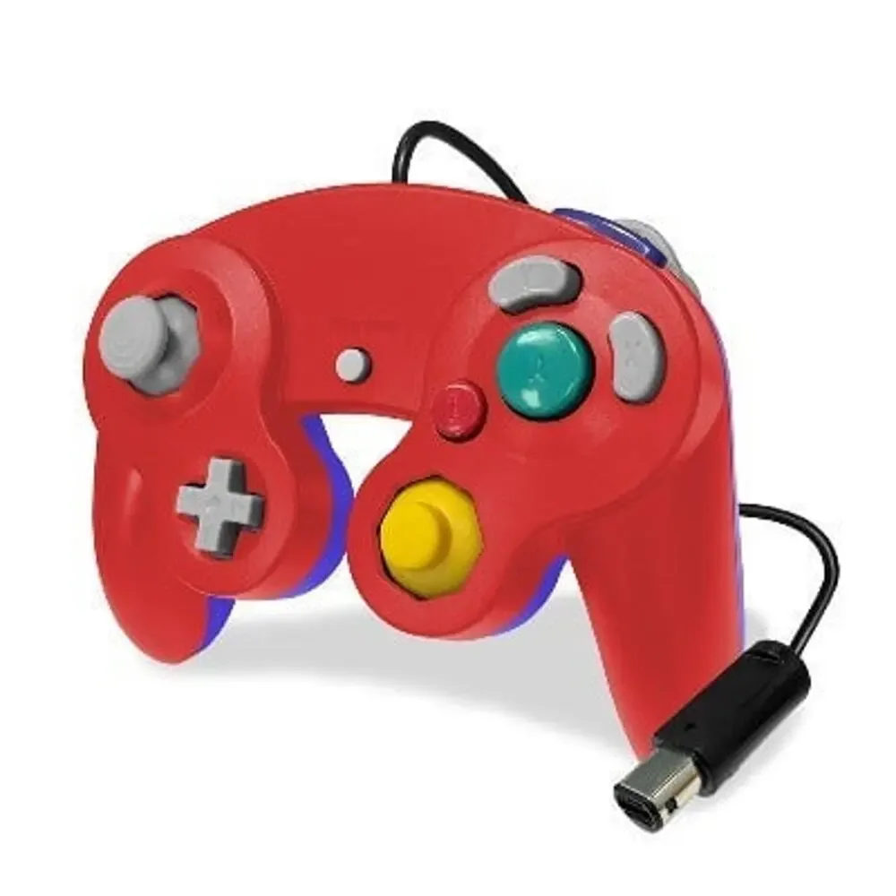 4 Gamecube Controllers - 4 Colors Bundle (NEW) Red Green Silver Orange, Nintendo